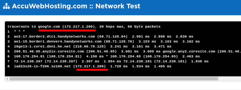 Check out how do our Ping and Traceroute tools work Check out how do our Ping and Traceroute tools work